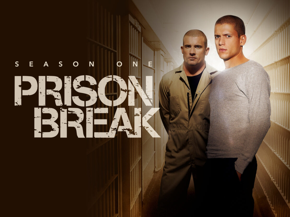 Affiche de la saison 1 de Prison Break, mettant en scène les frères Michael Scofield et Lincoln Burrows dans un cadre de prison intense et dramatique. Explorez les lieux de tournage emblématiques de la série culte, tels que les décors inspirés des prisons américaines, pour une immersion totale dans cet univers captivant.